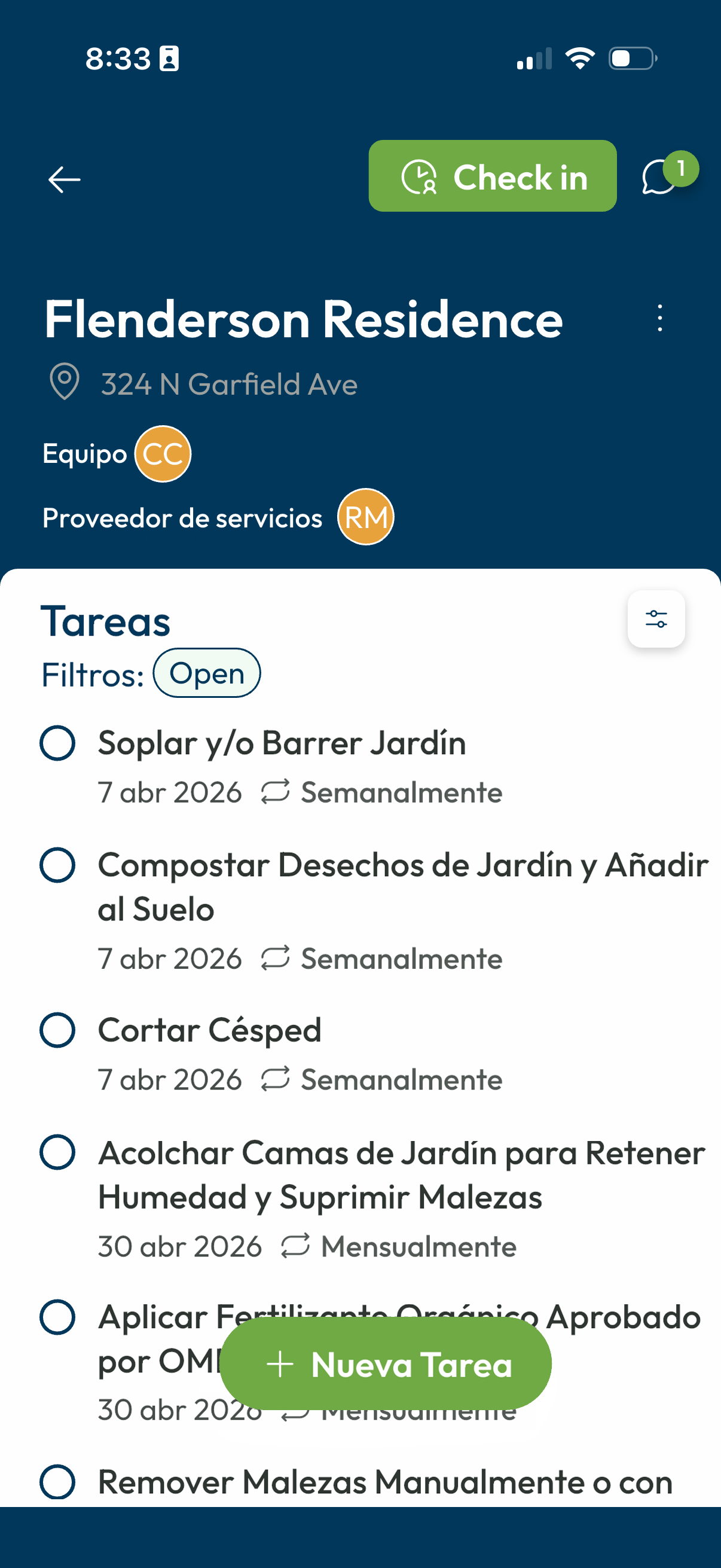 LadiDone tasks in Spanish